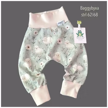 Baggybyxa Får, strl 62/68