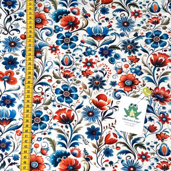 Allmogeblommor, Vit - Mössa