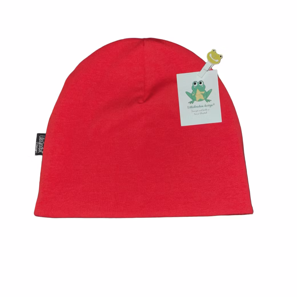 Enfärgat Röd - Mössa