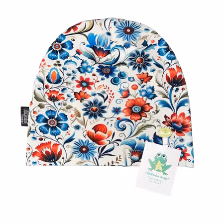 Baggymössa - Allmogeblommor, Vit #692
