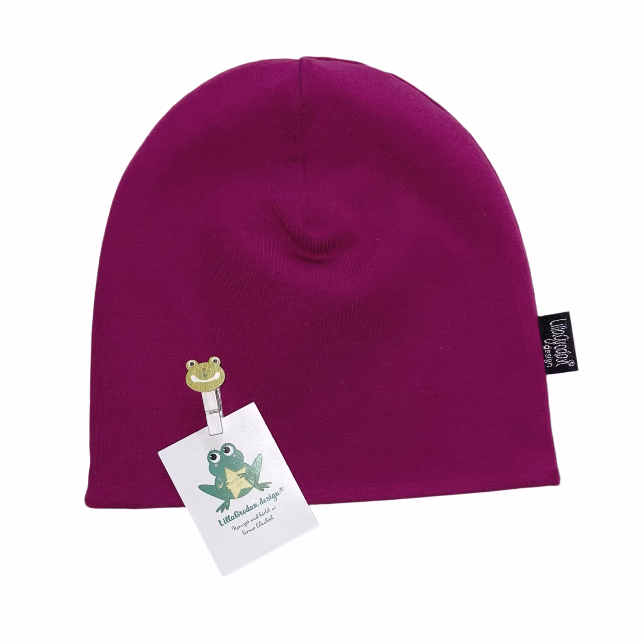 Enfärgat Mörk Cyklamen - Mössa