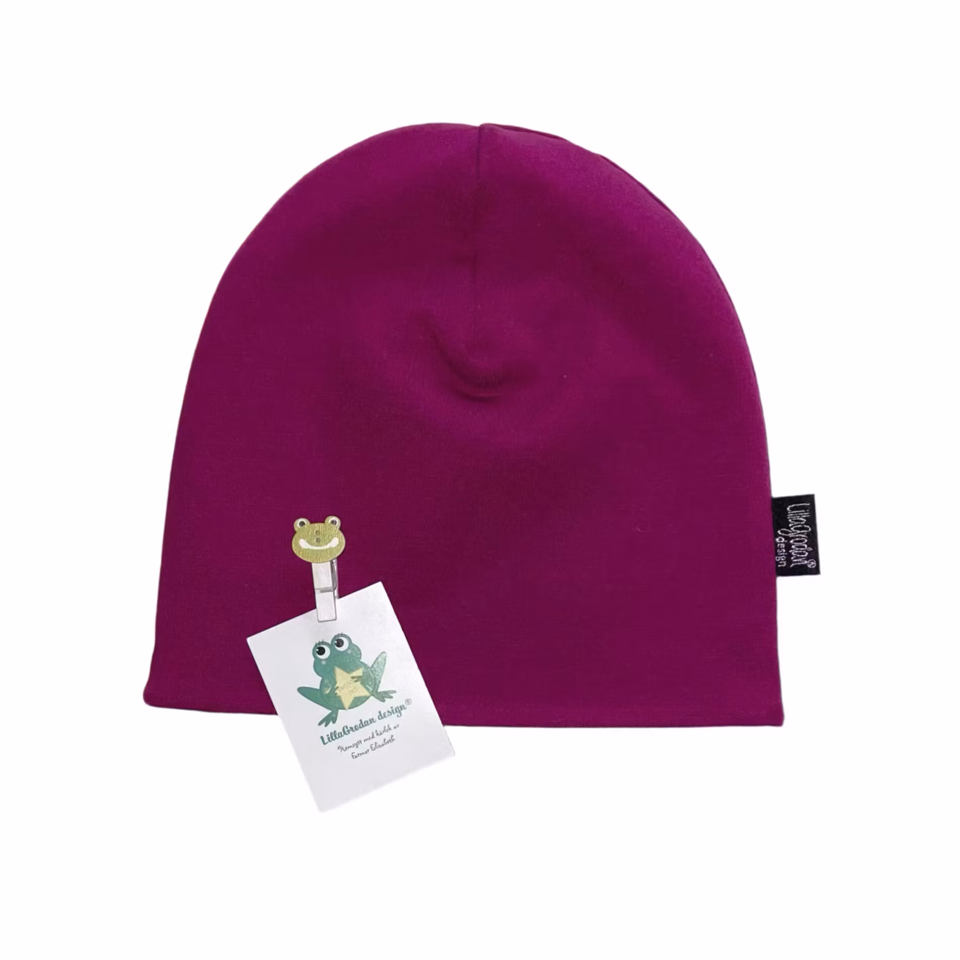 Enfärgat Mörk Cyklamen - Mössa