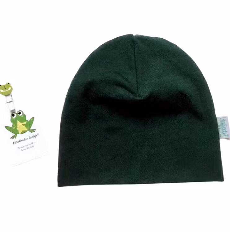 Enfärgat Skogsgrön - Mössa