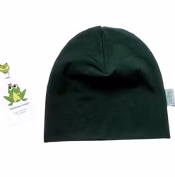 Enfärgat Skogsgrön - Mössa