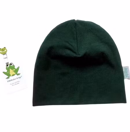 Enfärgat Skogsgrön - Mössa