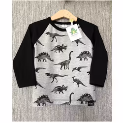 T-shirt, raglanärm - Eget tygval