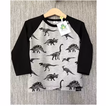 T-shirt, raglanärm - Eget tygval