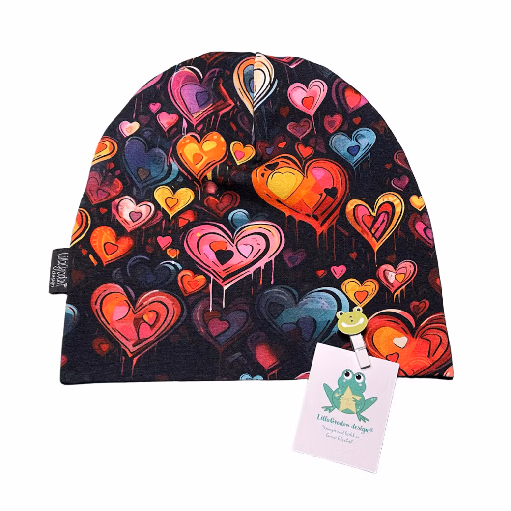 Mössa, Hjärtan, strl 54/56