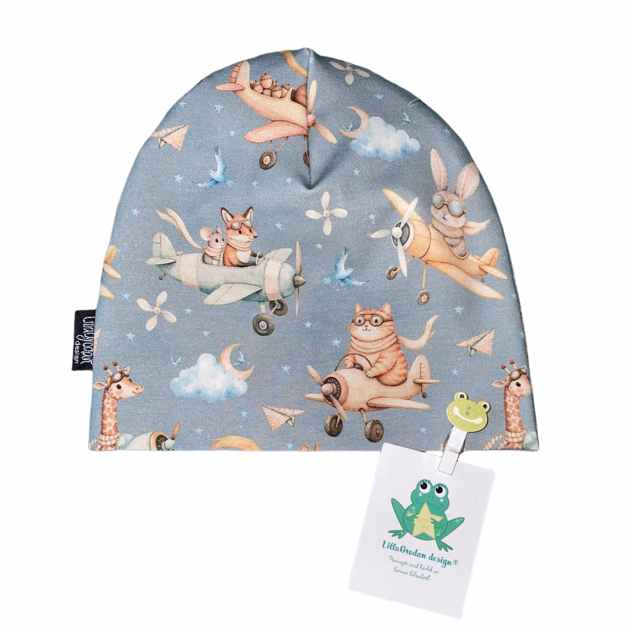 baggymössa - Sagodjur i flygplan #704