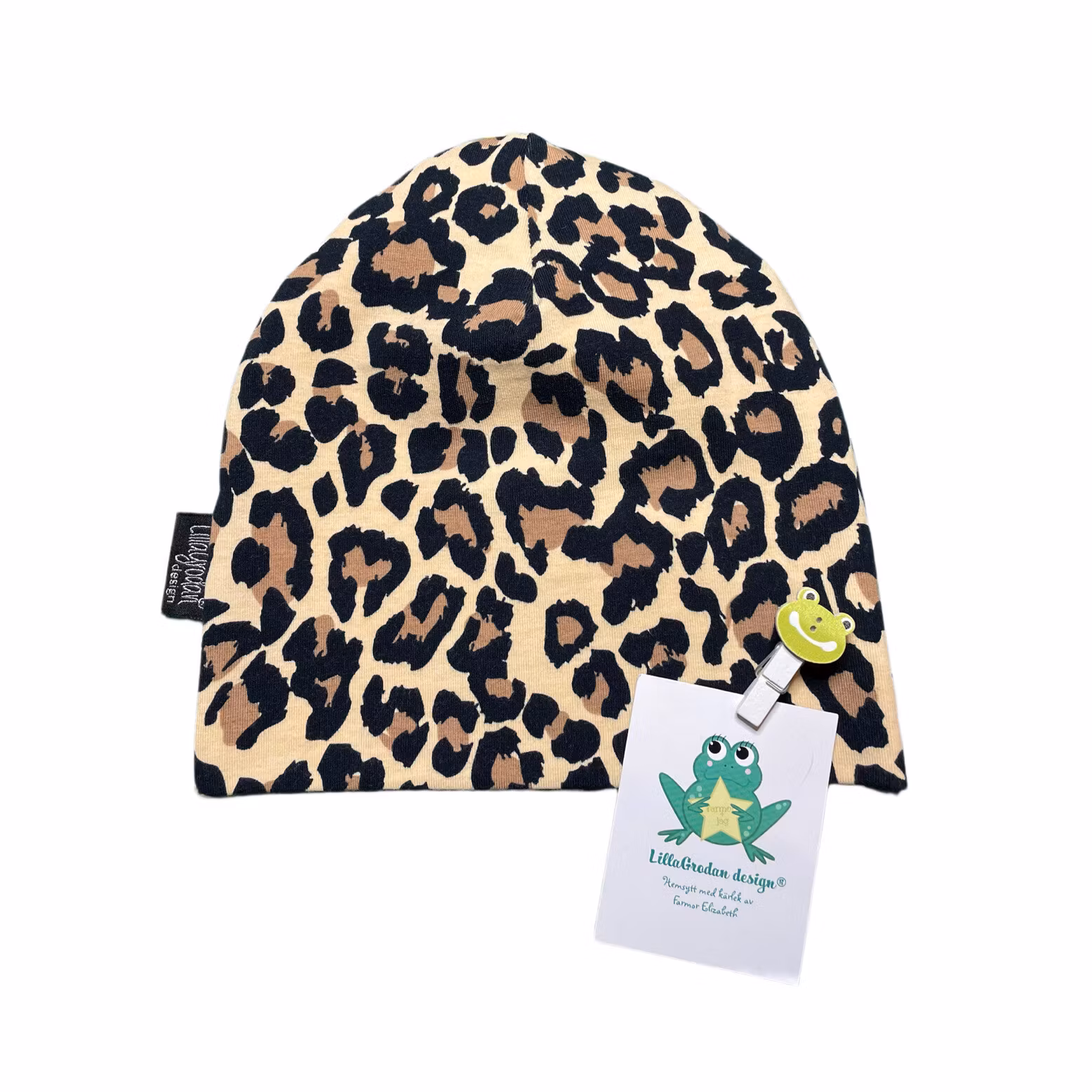 Leopard, Gulbeige - Mössa