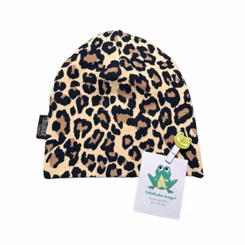 Leopard, Gulbeige - Mössa