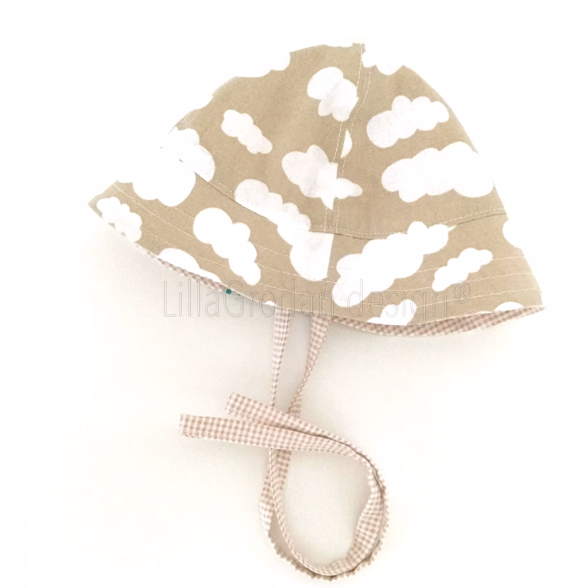 Solhatt - Moln, Beige #S21