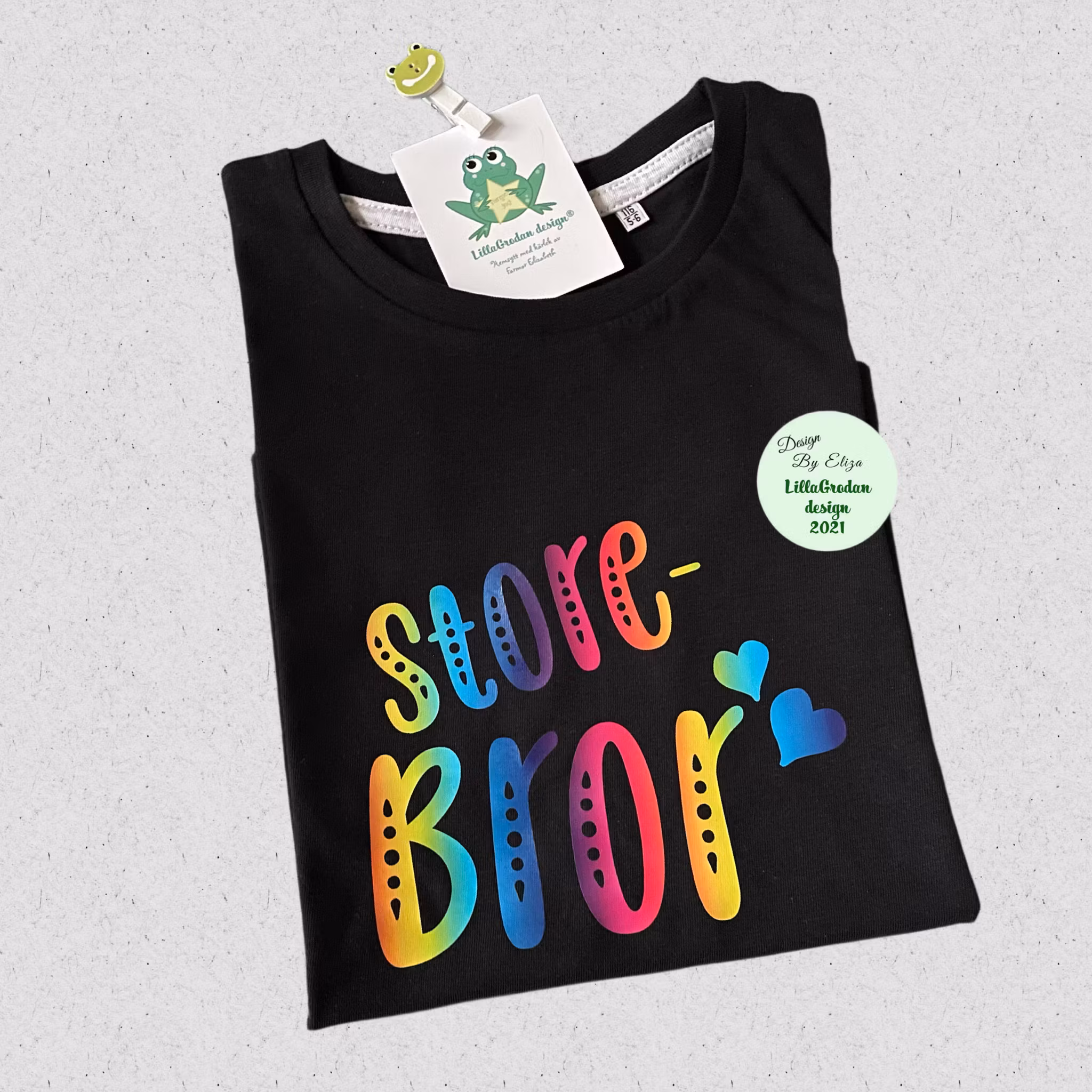 T-shirt storebror, strl 116 (ca 5-6 år) - Fynd-Hörnan