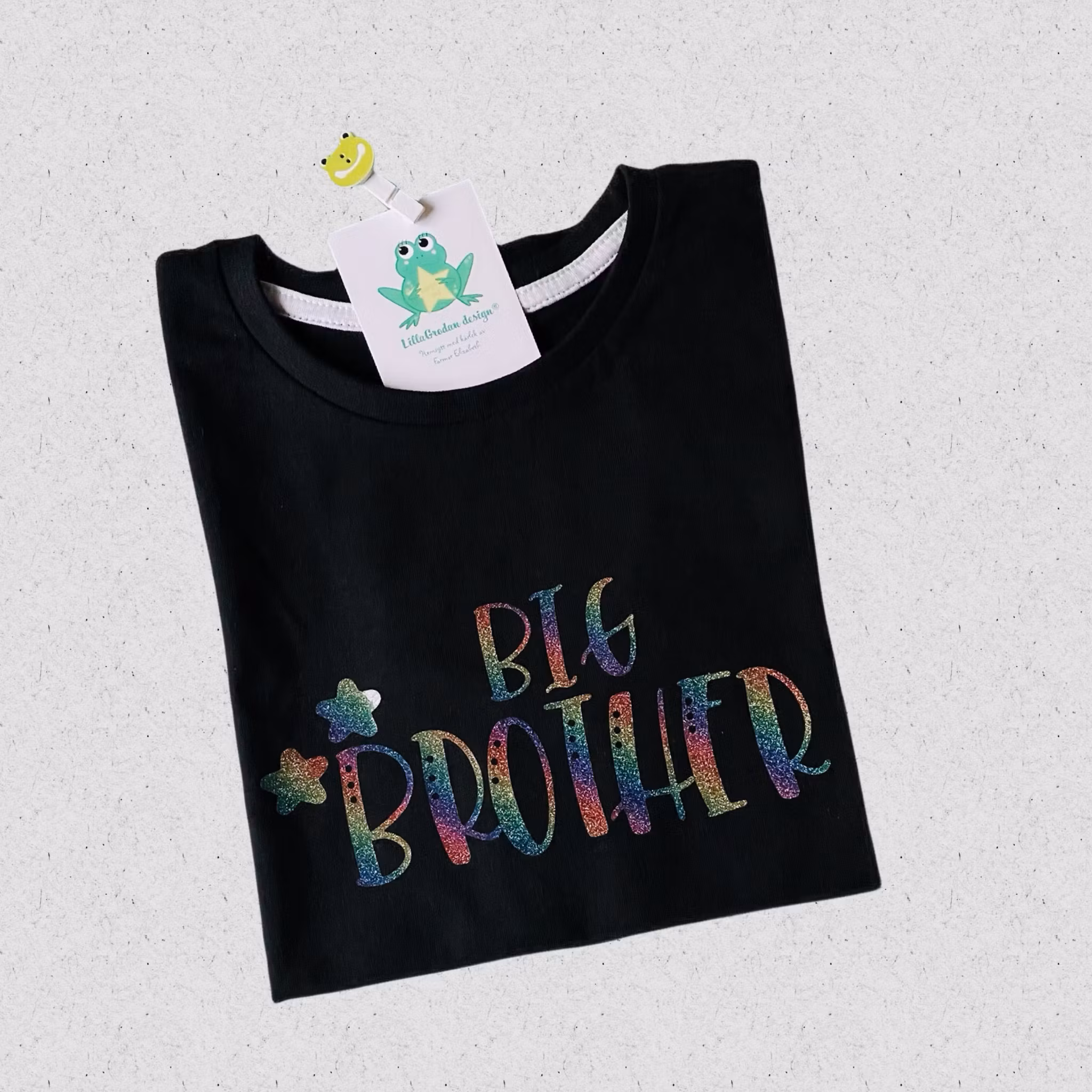 T-shirt svart, Big Brother, strl 128 - Fynd-Hörnan