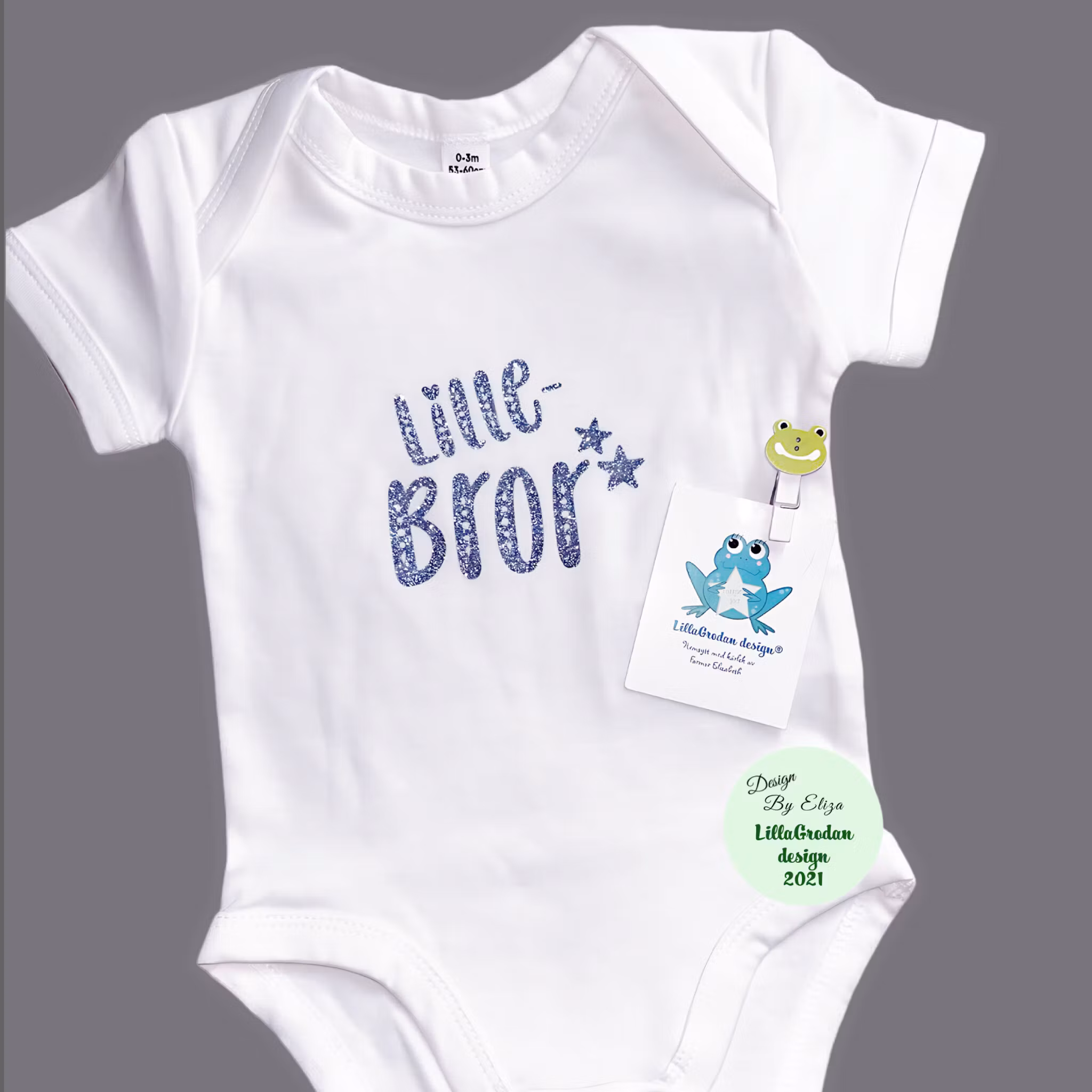 Body - lillebror/lillasyster, hjärtan/stjärnor
