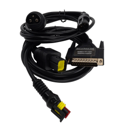 F32GN082 Kubota 4-pin diagnosekontakt + 3-pin strømkontakt F32GN081