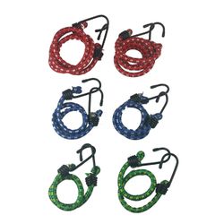 Elastiske bagasjestropper 6-pack