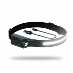 LED hodelykt for arbeid, Oppladbar, Sprutsikker, COB-LED