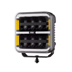 OZZ SQR 7" ekstralys - Sort/hvit hus