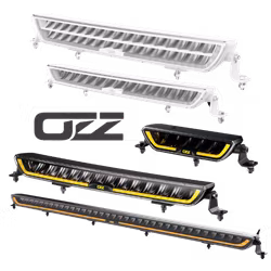 OZZ XB1 ekstralys LEDbars med parklys, Sort/hvit, Flere lengder