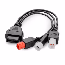 OBD2 til EURO5 4-pin, 3-pin og 6-pin for MC