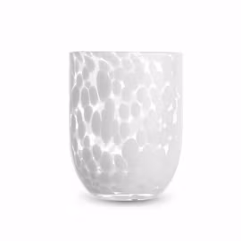 Glas ”Messy” vit Byon