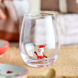 Glas med tomte