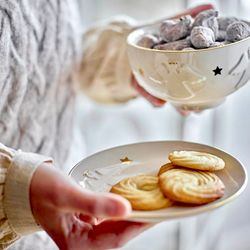 Assiett med guldkant ”Ängel”