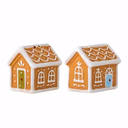 Set salt- och pepparkar ”Pepparkakshus”