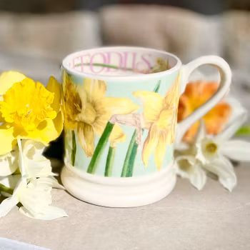 Mugg Emma Bridgewater "Påsklilja" 2:a sortering