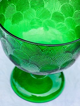 ”Miranda” skål i design av, Heikki Orvola, Nuutajärvi glasfabrik
