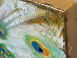”Cocky” tavla akryl på canvas 70x100 cm