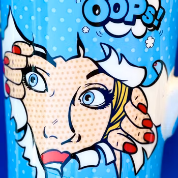 Jumbokopp ”Pop art” 60 cl
