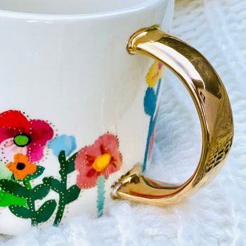 Mugg med guldöra ”Kattis”