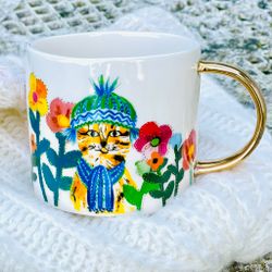 Mugg med guldöra ”Kattis”