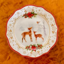 Desserttallrik ”Christmas melody”
