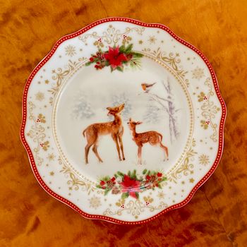 Desserttallrik ”Christmas melody”
