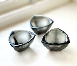 Set med 3 ljusstakar för värmeljus