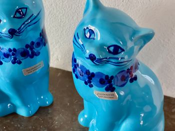 Katter figuriner Guldkroken Märta Grunditz