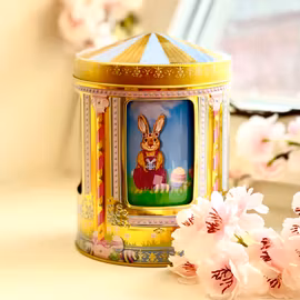 Plåtburk med speldosa