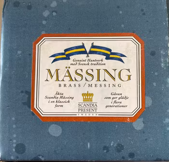 Ljusstake Scandia mässing NOS