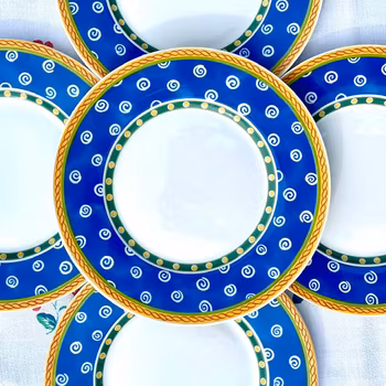 5 förrätts-/salladstallrikar ”Twist Cleá” Villeroy & Boch