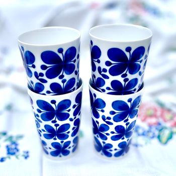 4 lattemuggar ”Mon Amie” Rörstrand Marianne Westman