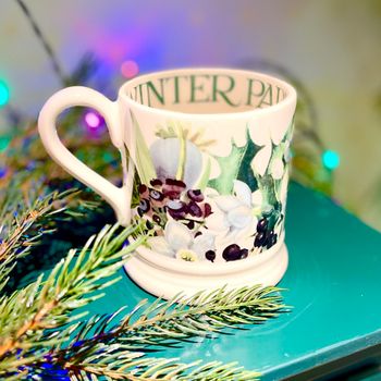 Porslinsmugg Emma Bridgewater ”Winter Whites” NOS