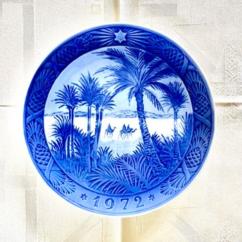 Jultallrik 1972 Royal Copenhagen ”Østerland”