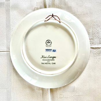 Jultallrik 1967 Royal Copenhagen ”Kongeegen”