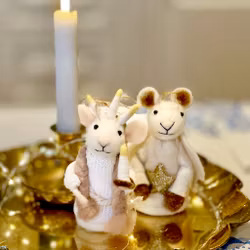 Hänge 2 tovade möss ”Lucia”