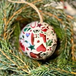 Öppningsbar julgranskula metall Emma Bridgewater DALAHÄST
