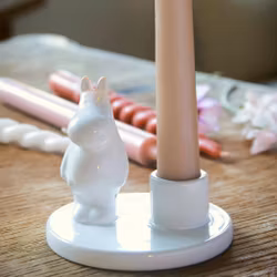 Ljusstake keramik Mumin