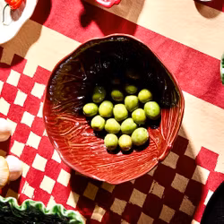 Skål ”Veggie” vinröd